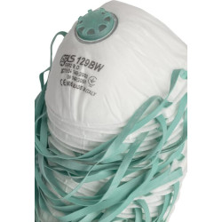 BLS 129BW FFP2 R D veido kaukė su vožtuvu, 15 vnt. BLS8006184P015