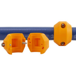 Žarnos apsauginiai rutuliukai, oranžiniai, aukšto slėgio žarnai (10 vnt. HD19010