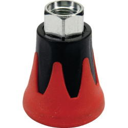 Antgalio apsauga, plieninė, raudona, HD90002