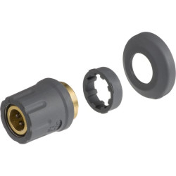 Jungtis ST-247 TR22 su vidiniu sriegiu, žalvarinė, su dangteliu HD200247410