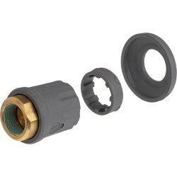 Jungtis ST-247 TR22 su vidiniu sriegiu, žalvarinė, su dangteliu HD200247410