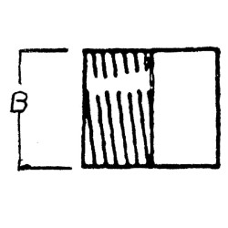 Srieginis vamzdis 6" 40mm 6600040Z