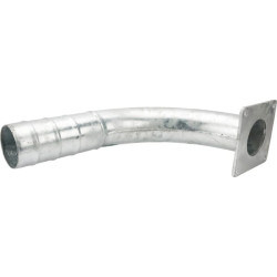 90° alkūnė su flanšu ir žarnos antgaliu 4 4304090BR