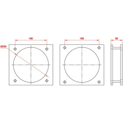 Redukcinis flanšas f 8" peilinis vožtuvas 8308800Z