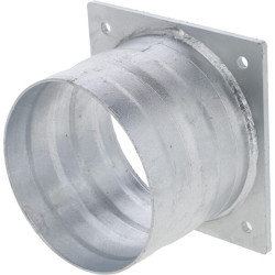 Kvadratinis flanšas su 8" žarnos antgaliu, cinkuotas 8304000Z
