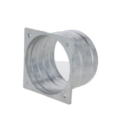 8 colių kvadratinis flanšas su žarnos antgaliu, 220 mm piltuvui 8304022