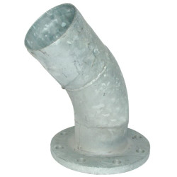 45° alkūnė + 8" standartinis ilgis + žarnos galas 8334045Z