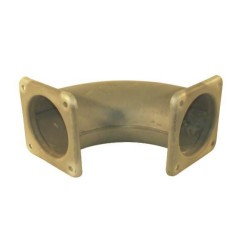 90° alkūnė + 2 flanšai 6" 6303090Z