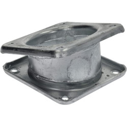 Alkūnė 17° + 2 flanšai 6" 6303017