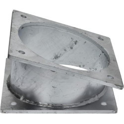 Alkūnė 17° + 2 flanšai 8" 8303017