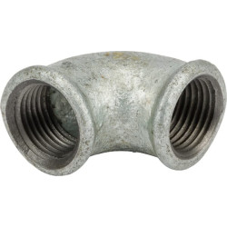 90° cinkuota alkūnė, sriegis 1/2" FG9012