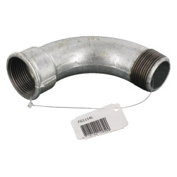 90° alkūnė su vidiniu/vidiniu sriegiu, cinkuota 1 1/4 FG1114L