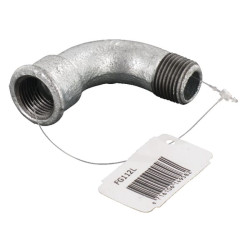 90° alkūninis sriegis, vidinis/vidinis, cinkuotas 1/2" FG112L