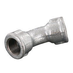 Alkūnė 45° cinkuota 2xF 3/8" FG4138L