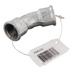 Alkūnė 45° cinkuota 2xF 1/2" FG4112L