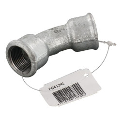 Alkūnė 45° cinkuota 2xF 3/4" FG4134L