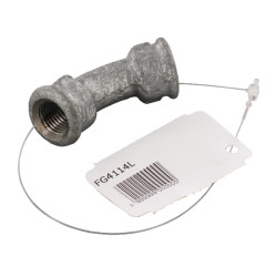 Alkūnė 45° cinkuota 2xF 1/4" FG4114L