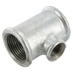 T formos jungtis cinkuota 1"x3/8" FG130138