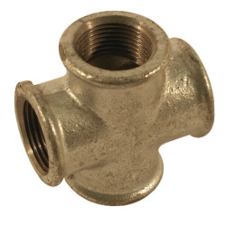 Jungtis 4 krypčių cinkuota 4xF 1 1/2" FG180112