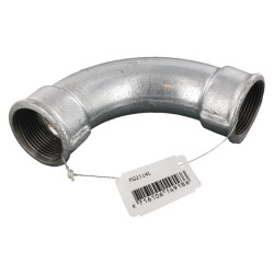 90° alkūninis sriegis, vidinis, cinkuotas, 1 1/4 FG2114L