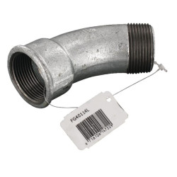 45° alkūninis sriegis, vidinis/vidinis, cinkuotas, 1 1/4" FG40114L