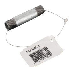 Vamzdžio nipelis cinkuotas 1/4"x60mm FG231460L