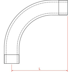 Alkūnė 90° nerūdijantis plienas 2xM 3/4" FG334RVS