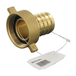 Žarnos antgalis 1 1/4" su užsukamu dangteliu 1 1/2" vidiniu sriegiu WK34104L