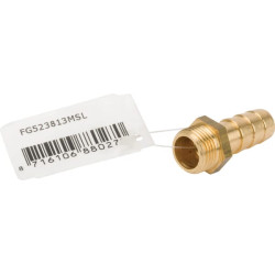 Žalvarinė žarnos jungtis 13 mm x M 3/8" FG523813MSL