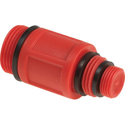 Plastikinis kamštis M raudonas 90780