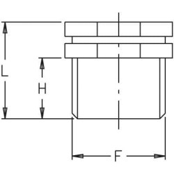 Uždarymo kamštis M 3/4" 8046201