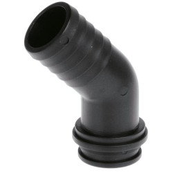 Žarnos antgalis 45° 30 mm, skirtas 1 1/4 colio užveržiamai veržlei 8015300