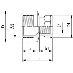 Redukcinis nipelis V/F 2"x1 1/2" 2452076