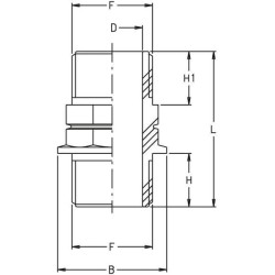 Dvigubas spenelis 1" M/M 8056251