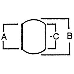 3-1/2" išorinis sriegis, privirinamas, pilnas, Bauer 3140000