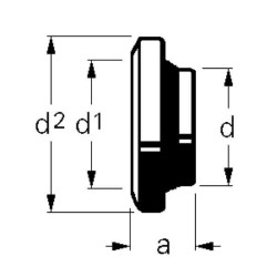 Privirinama jungtis su sriegiu 4" Bauer 4240000