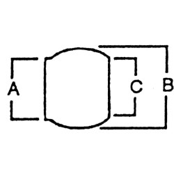 10 colių privirinama jungtis, išorinis sriegis 10130000Z