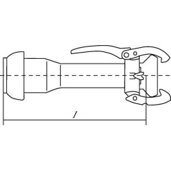 6 colių vyriškas ir 4 colių moteriškas tiesus adapteris 6102004Z