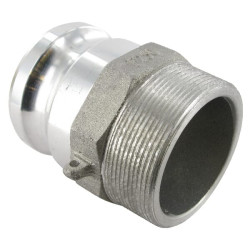 „Camlock“ tipo F tipo 2 1/2 colio išorinis sriegis, aliuminis HCN100FAL063