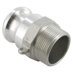 Camlock Type F 1 1/2" išorinis sriegis aliuminio HCN100FAL038