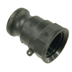 Camlock tipo A tipo 1 colio vidinis sriegis, polipropilenas 18104A