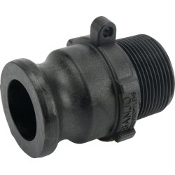 Camlock 1 1/2" išorinis sriegis x 1 1/2" BSP išorinis sriegis bandžai 150FB