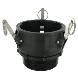 Camlock Type B 4" polipropileno išorinis sriegis 1810AB