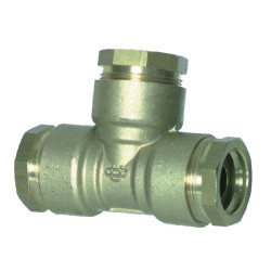 Žalvarinės jungiamosios detalės, colio skersmens, T serijos, WK9011N15