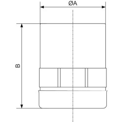 „Prevost“ jungtis 32x1" PVRRFT3234