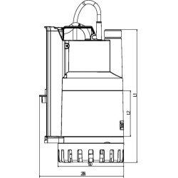 Siurblys Nova up 600 M-AE DAB60153573