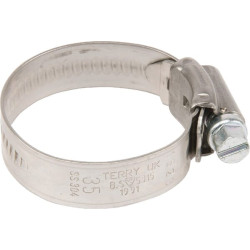 Žarnos spaustukas 25-35 mm Nerūdijančio plieno, labai tvirtas RVS2535HCS