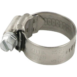 Žarnos spaustukas iš nerūdijančio plieno 15-24 mm RVS1524