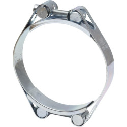 Žarnos spaustukas, 110-120 mm, dvigubas varžtas, dviguba juosta, DIN912, cinkuotas Kramp DBHC110120