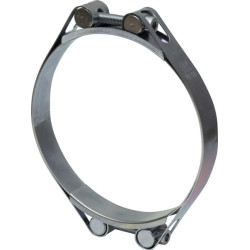 Žarnos spaustukas, 140-150 mm, dvigubas varžtas, dviguba juosta, DIN912, cinkuotas Kramp DBHC140150